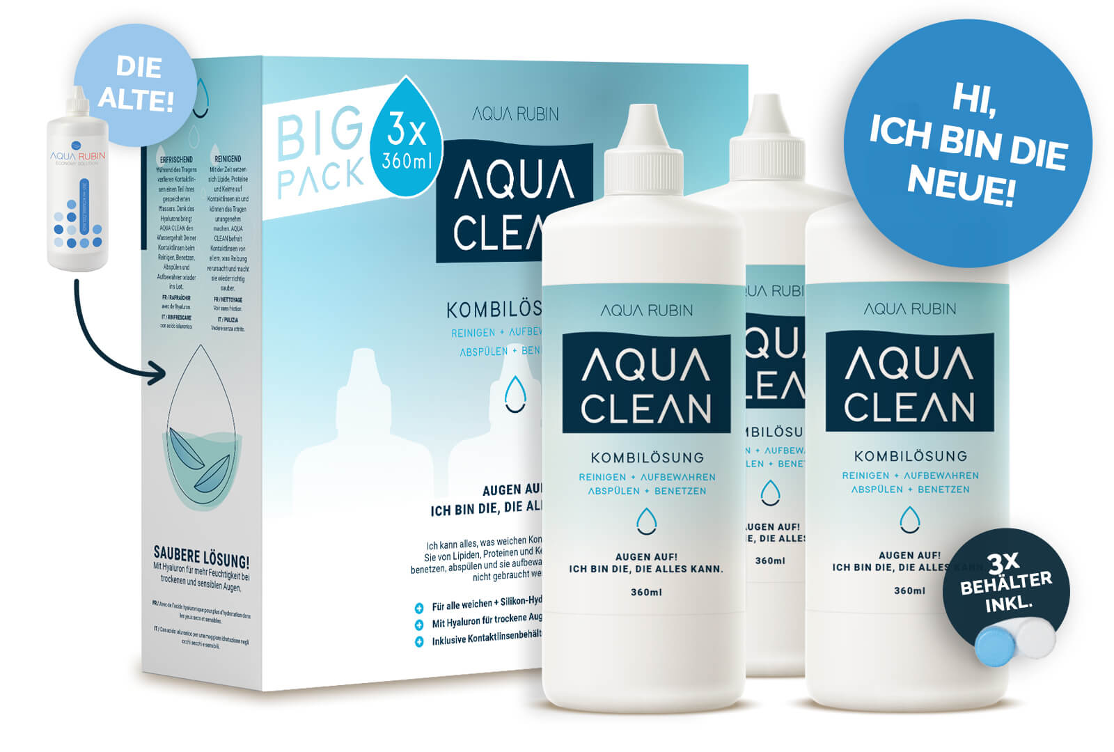 AQUA CLEAN - Kombilösung (3x360ml)